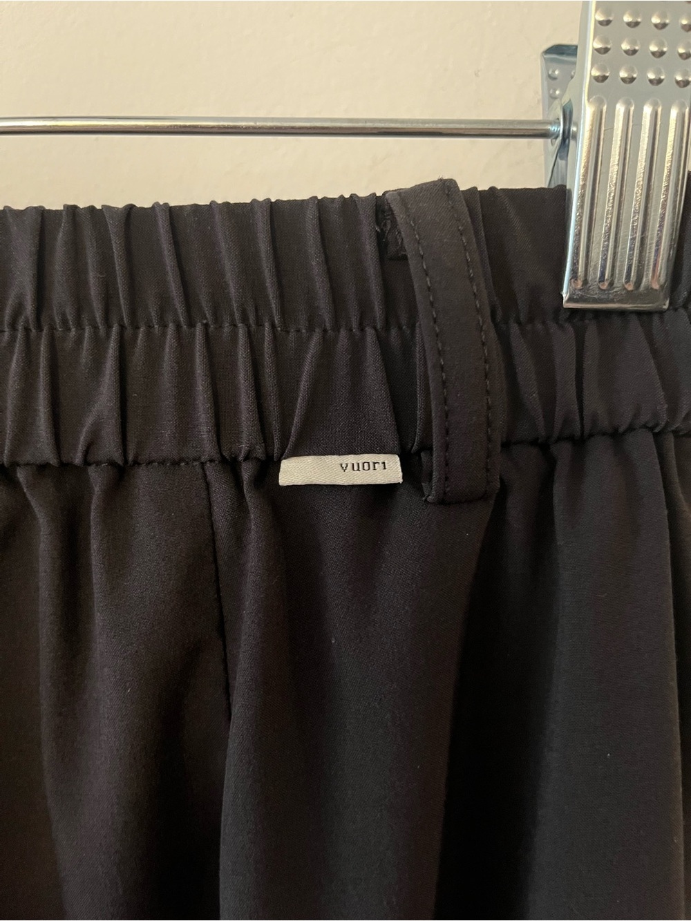 Vuori Villa Wide Leg Trouser Pant Black Sz S - Picture 6 of 11